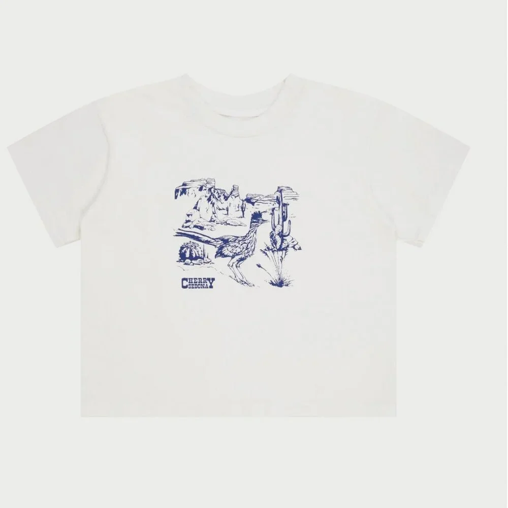 Cherry Sedona Boxy Baby Tee - Picture 2 of 3